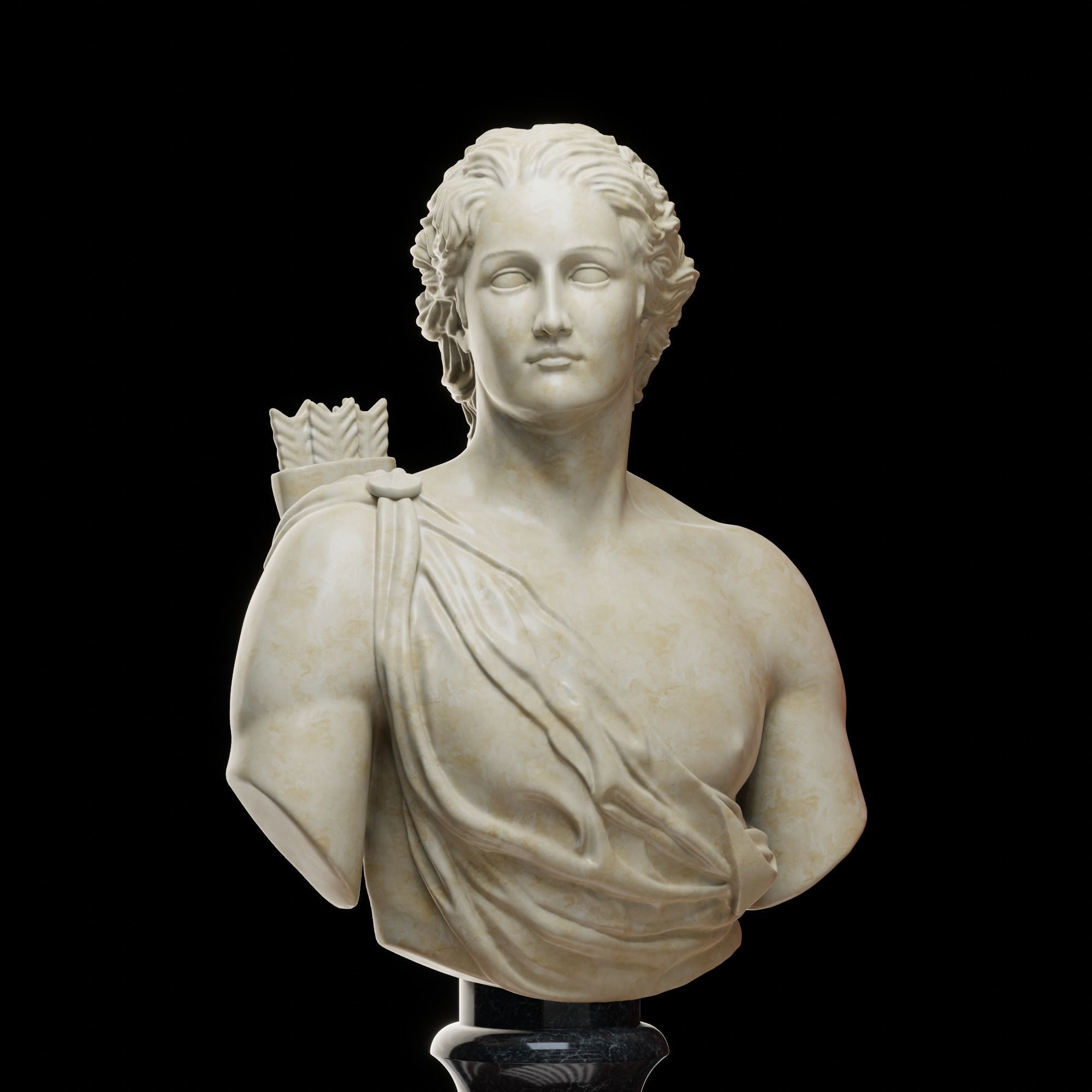 Apollo Bust 3D print model_2