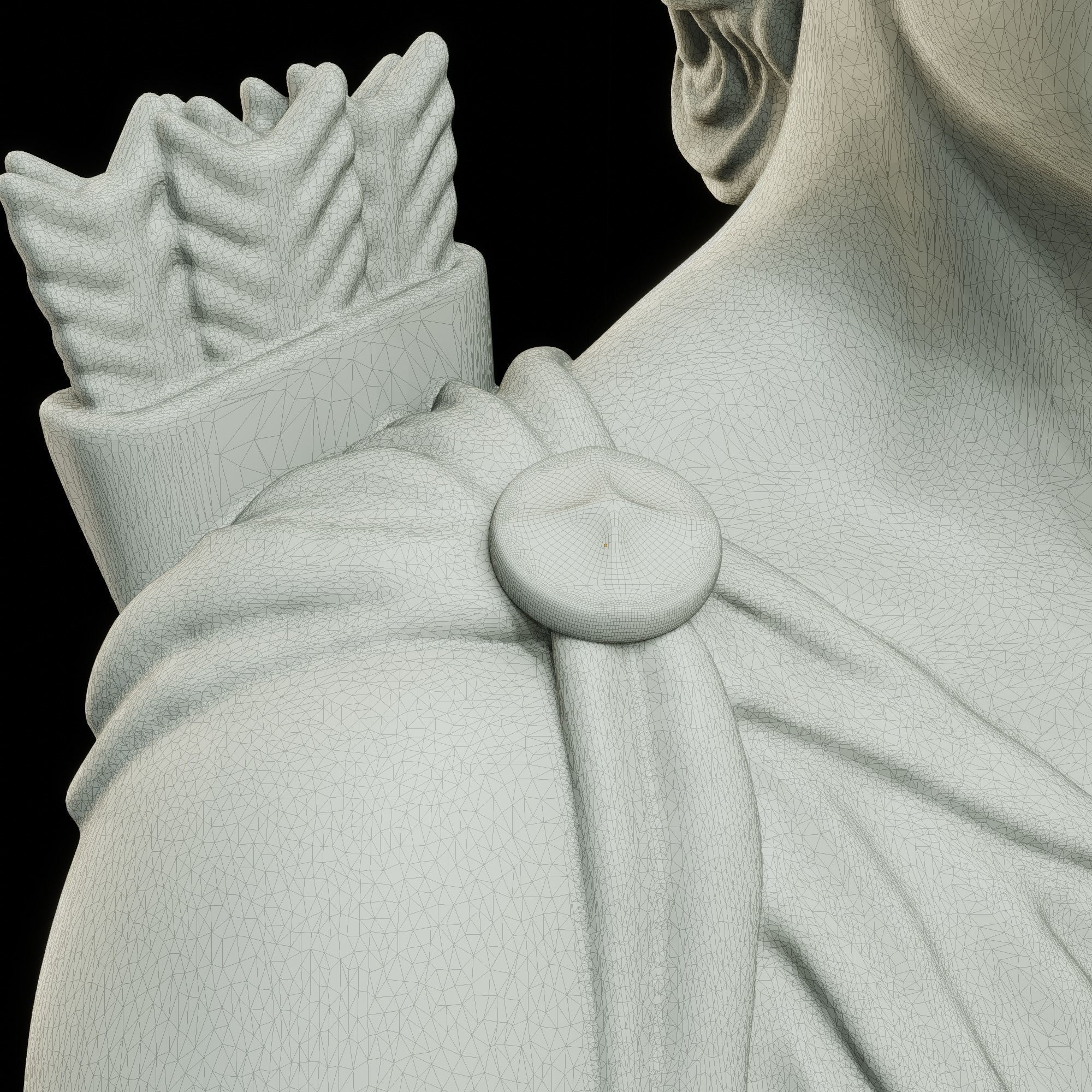 Apollo Bust 3D print model_14