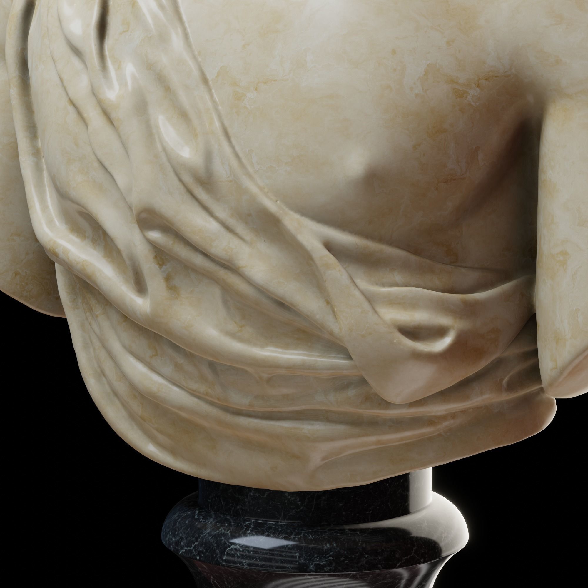 Apollo Bust 3D print model_11