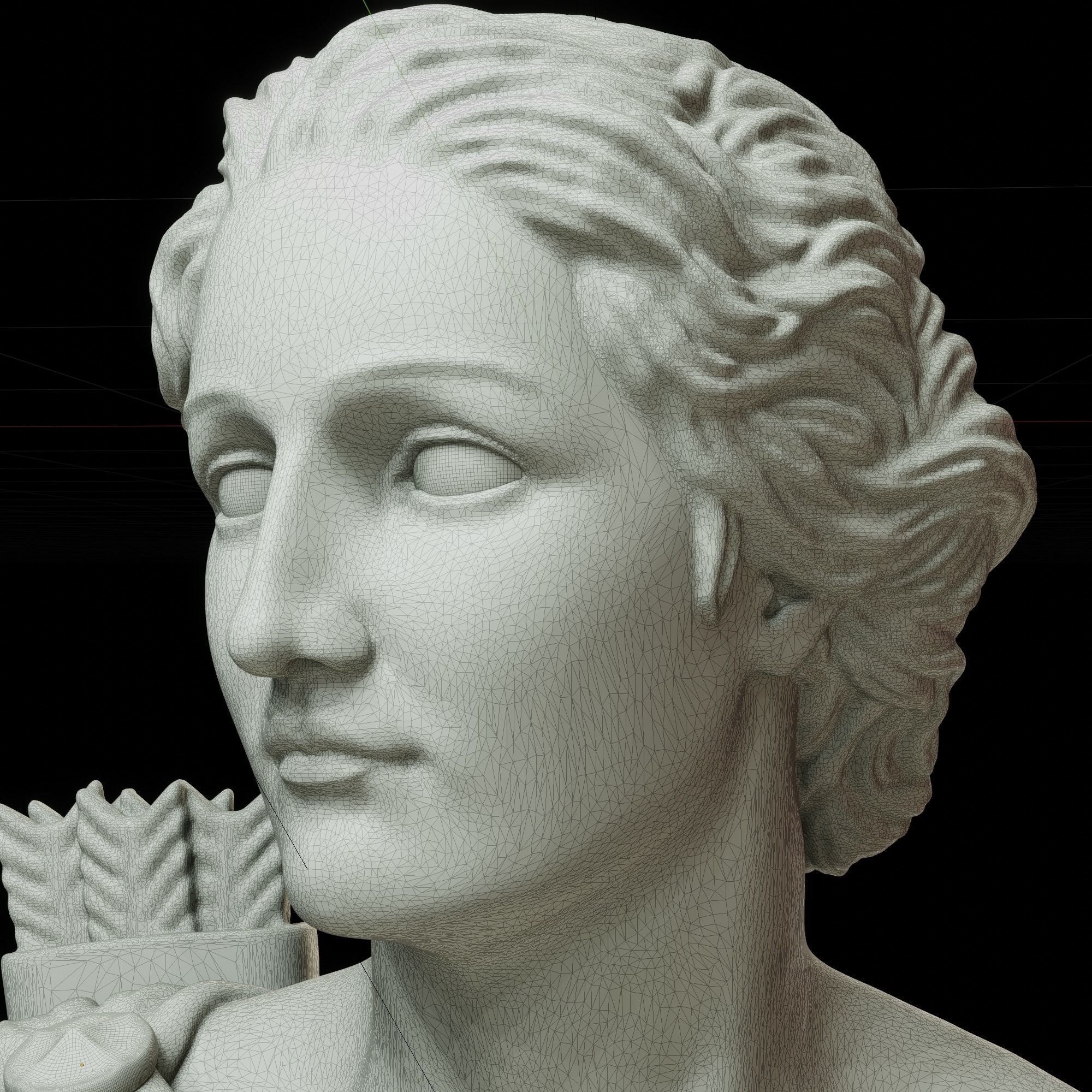 Apollo Bust 3D print model_13