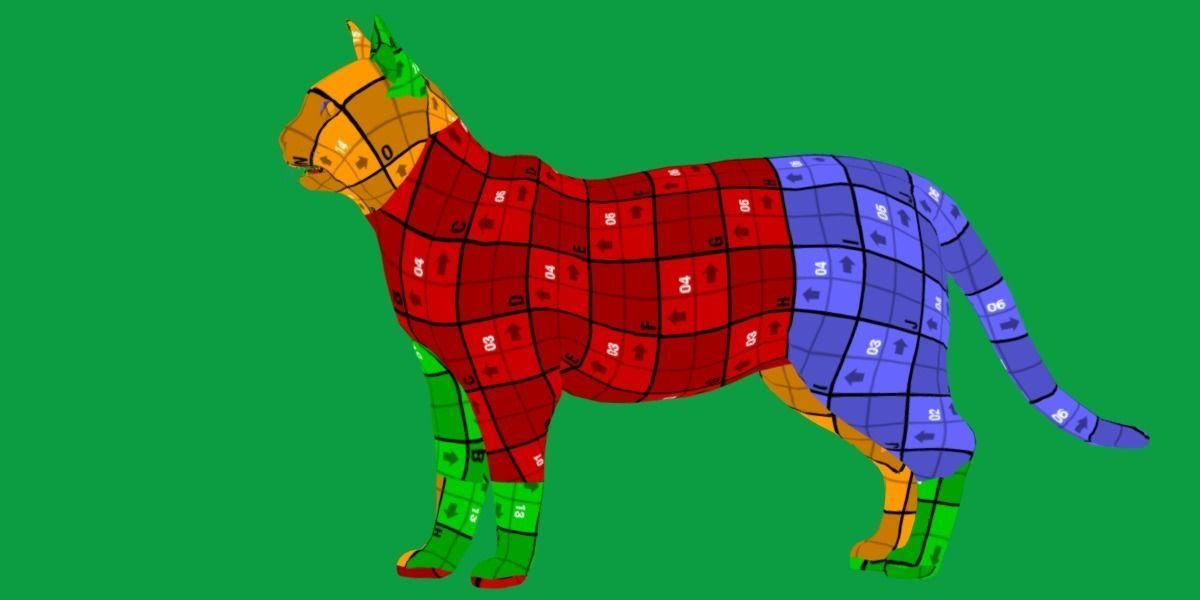 Bengal Cat Low-poly 3D model_17