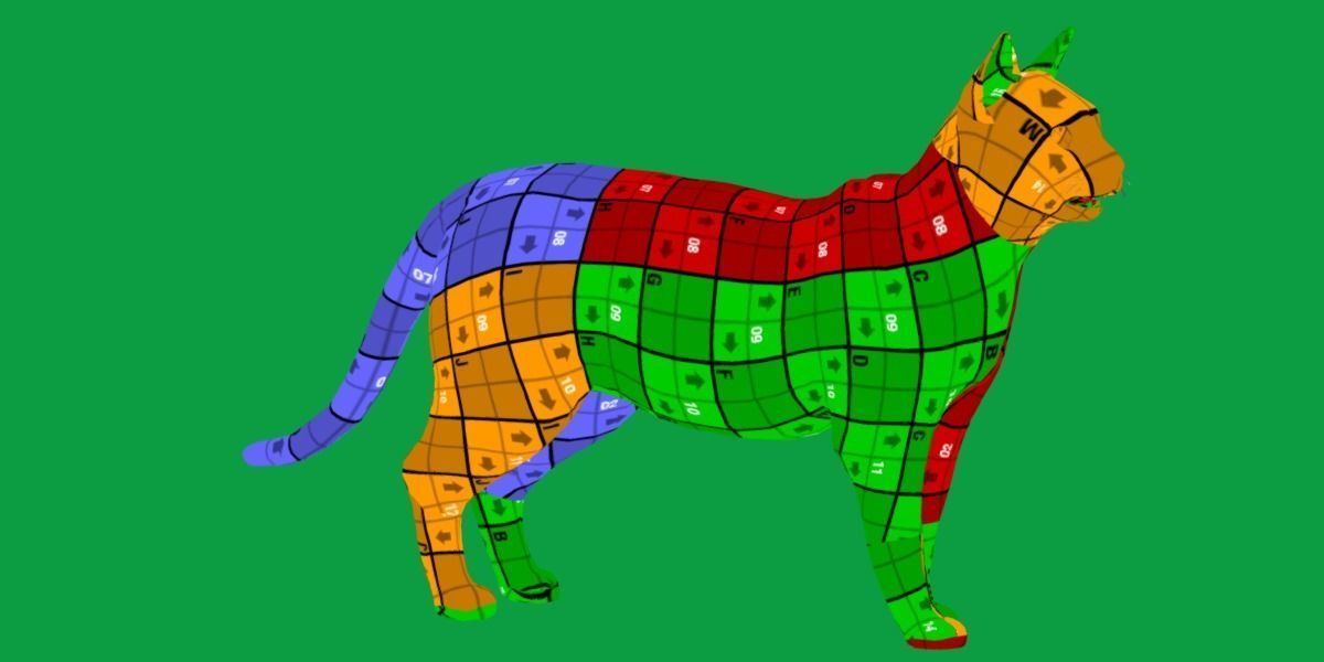 Bengal Cat Low-poly 3D model_18