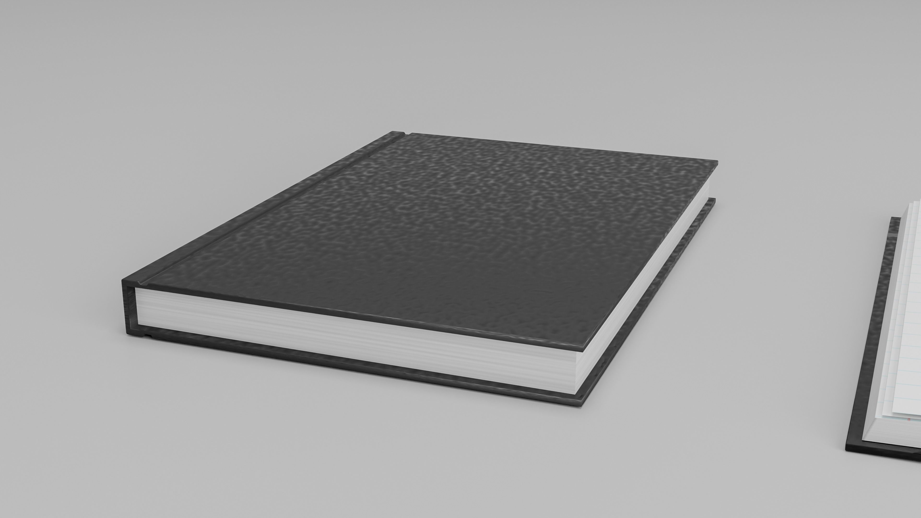 Hardcover Notebook Journal Two 3D models included Low-poly 3D model_5