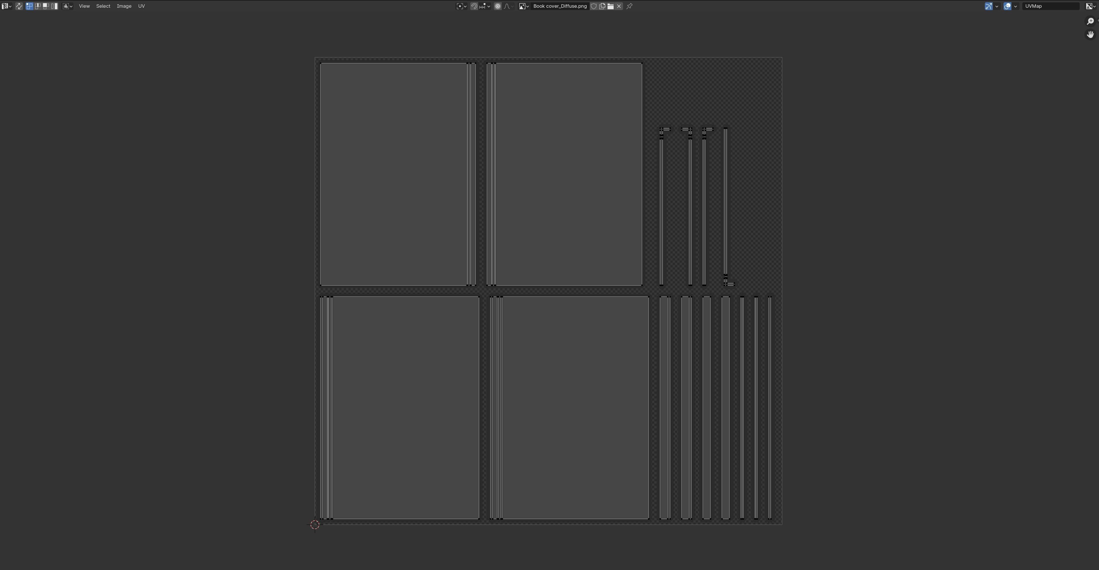Hardcover Notebook Journal Two 3D models included Low-poly 3D model_7