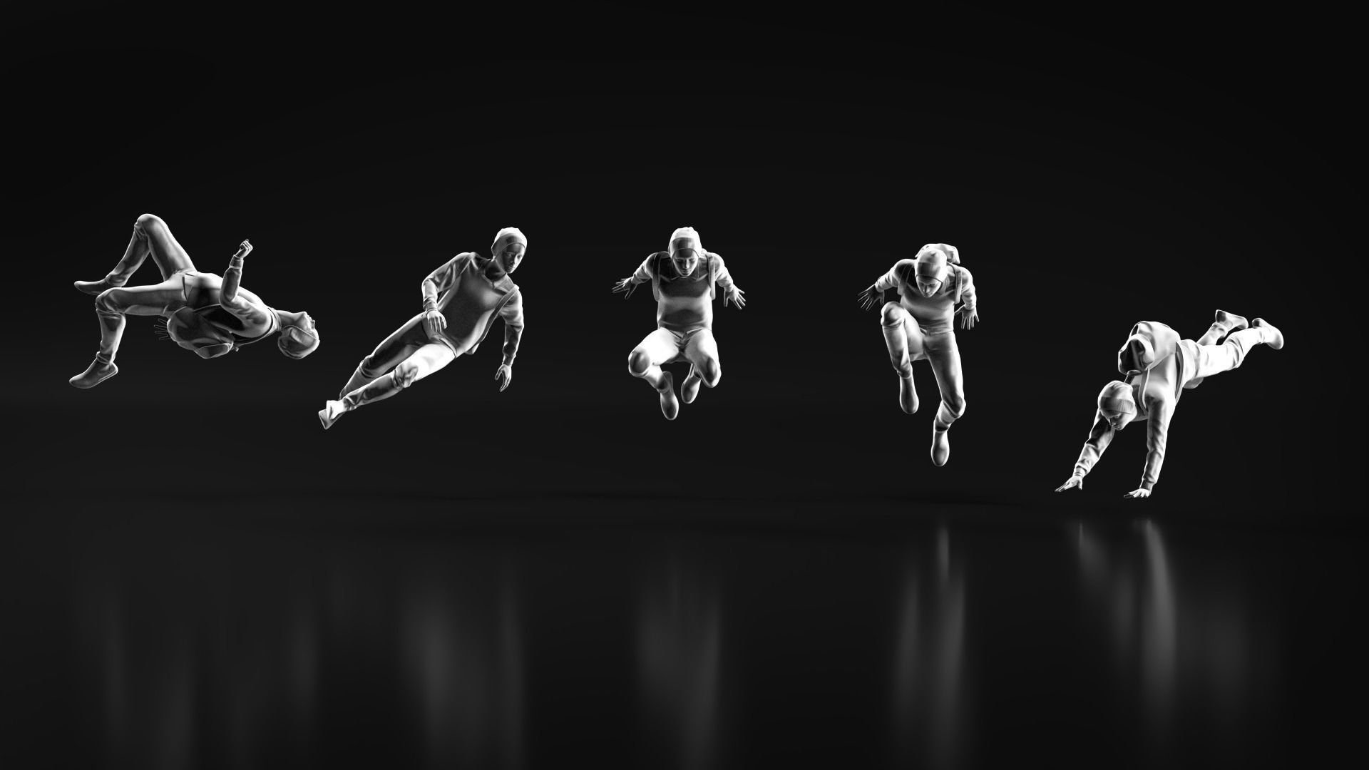 Parkour Boy 3D print model_2