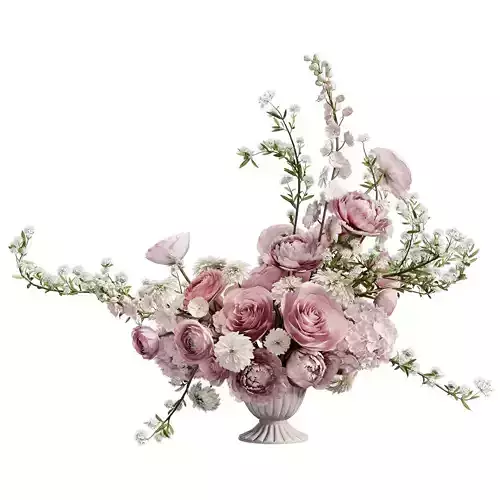 Flower In Vase  38 3D model