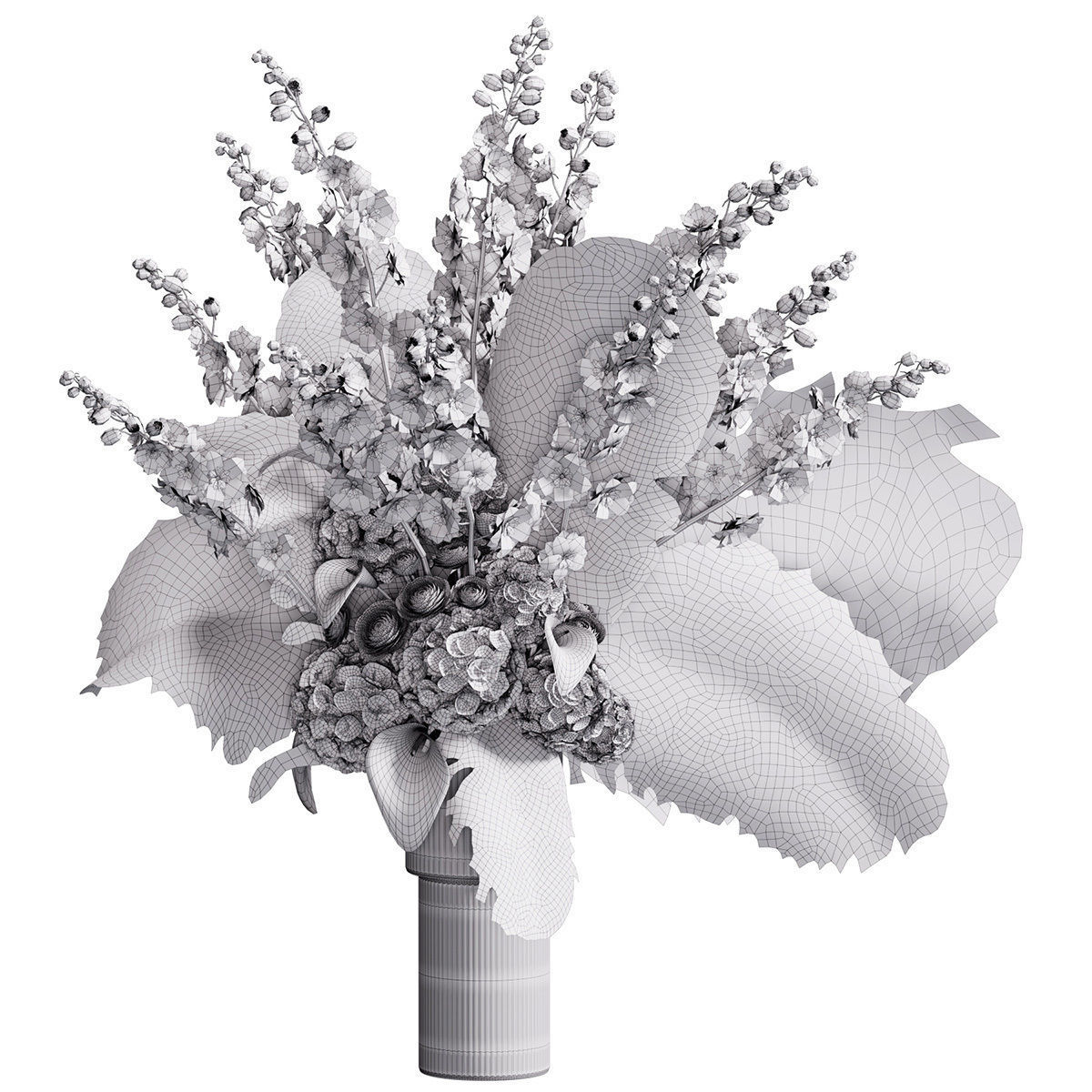 Flower In Vase   39 3D model_5