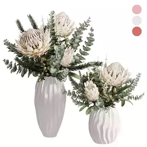 Flower In Vase  40 3D model