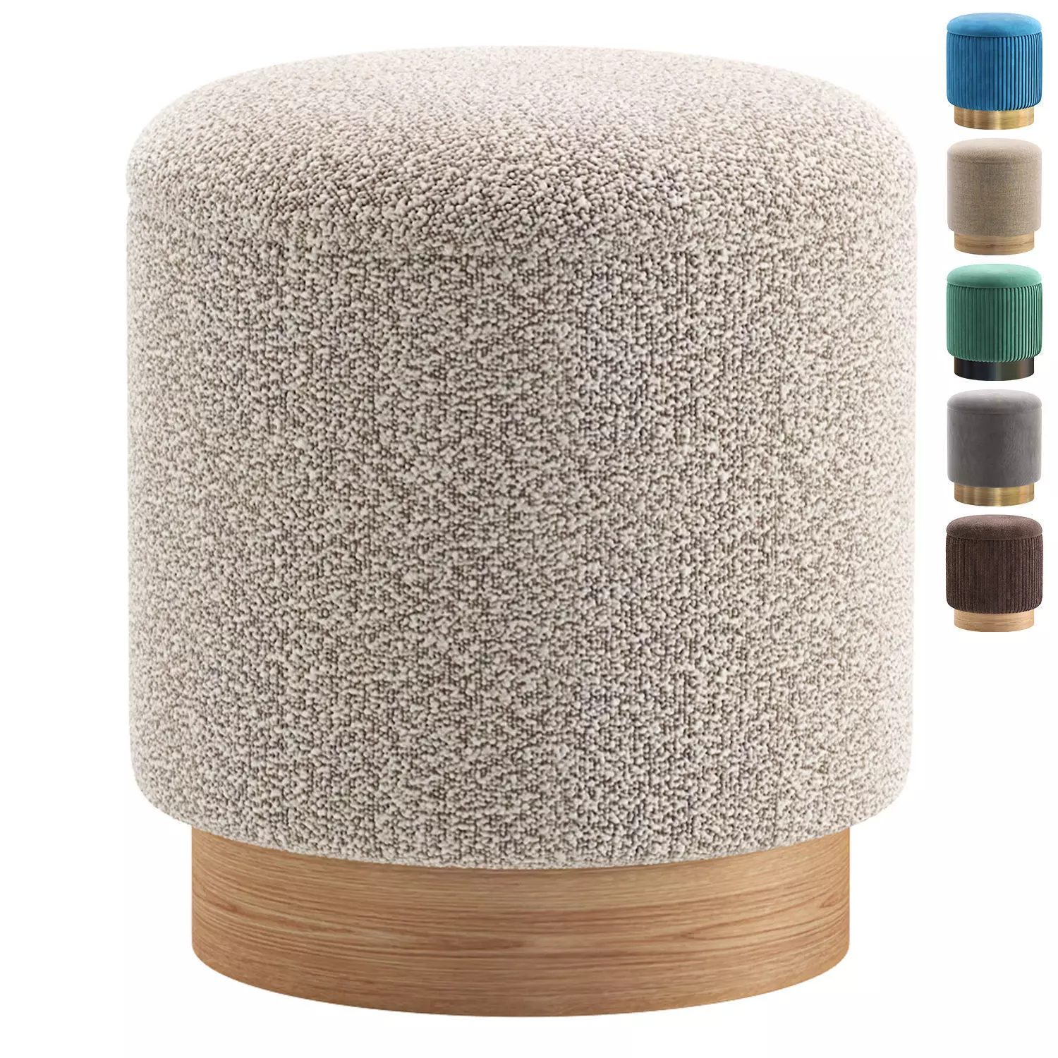 Pouf Holly XS By ogogo 3D model_0