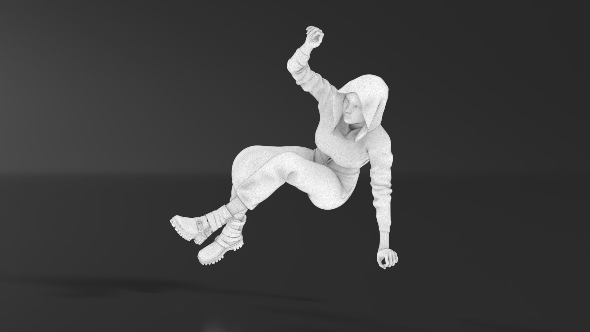 Parkour Girl 02 3D print model_18