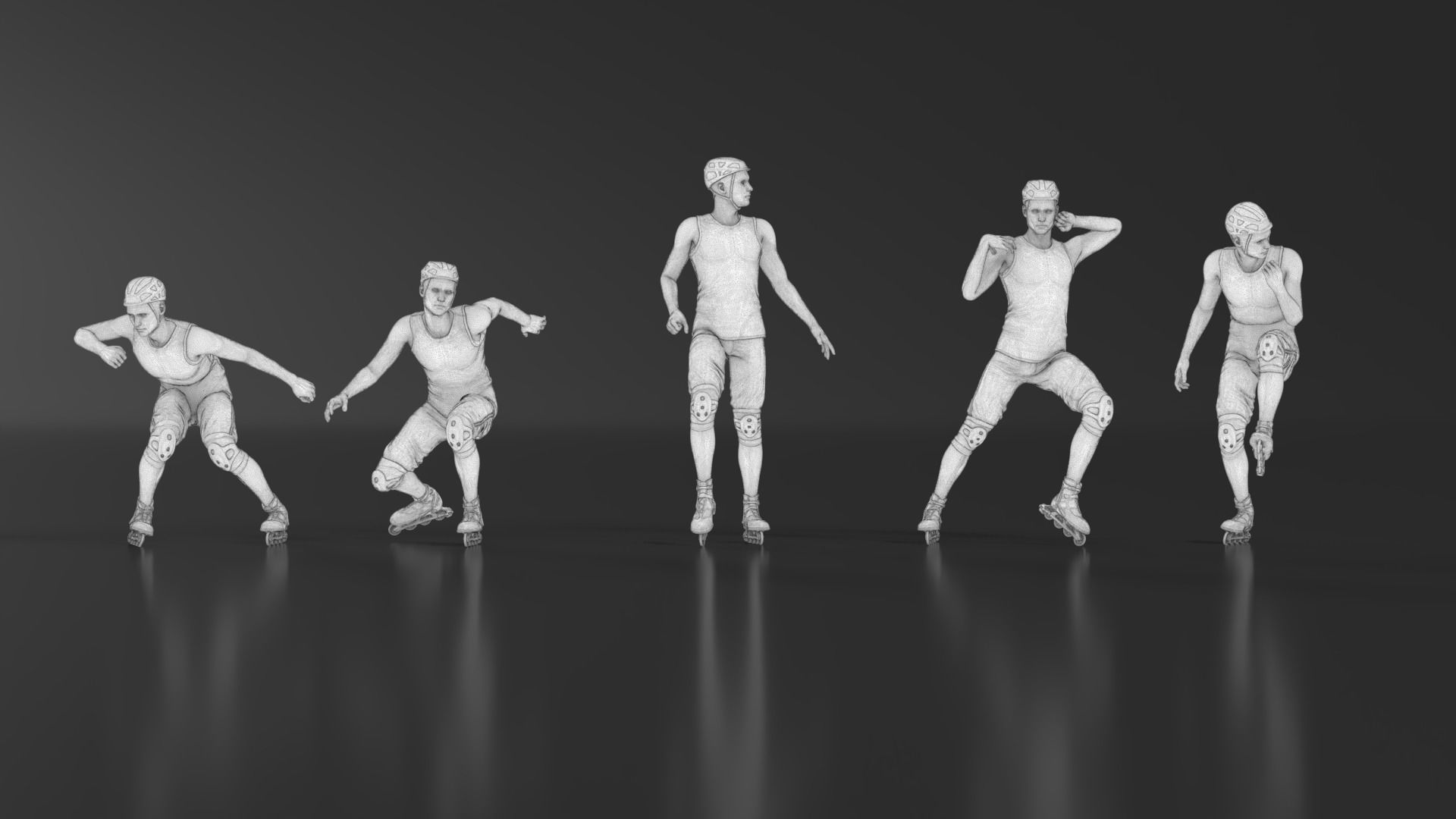 Skate boy 3D print model_16