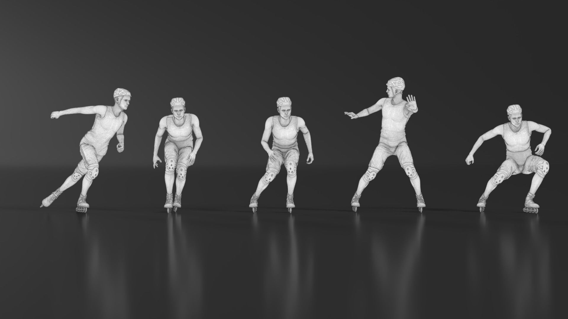 Skate boy 3D print model_14