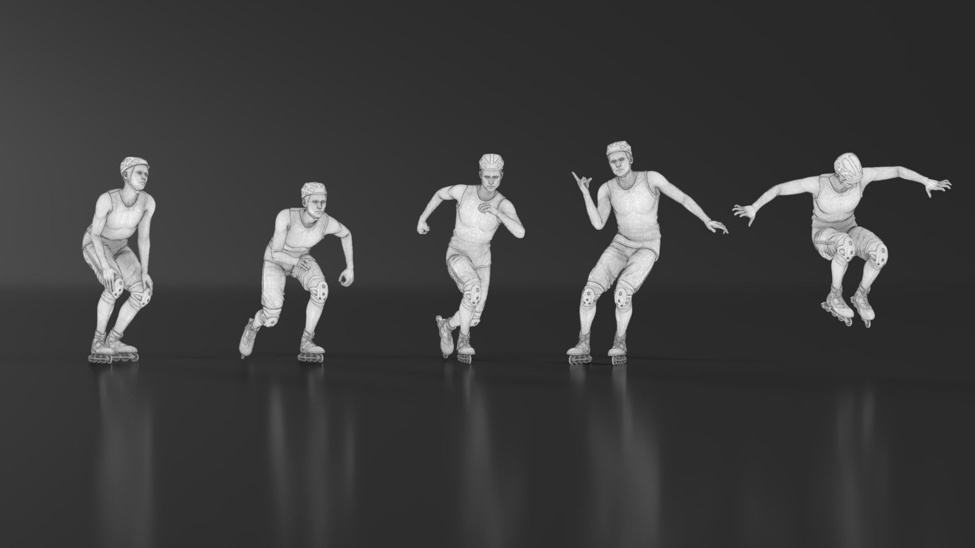 Skate boy 3D print model_20