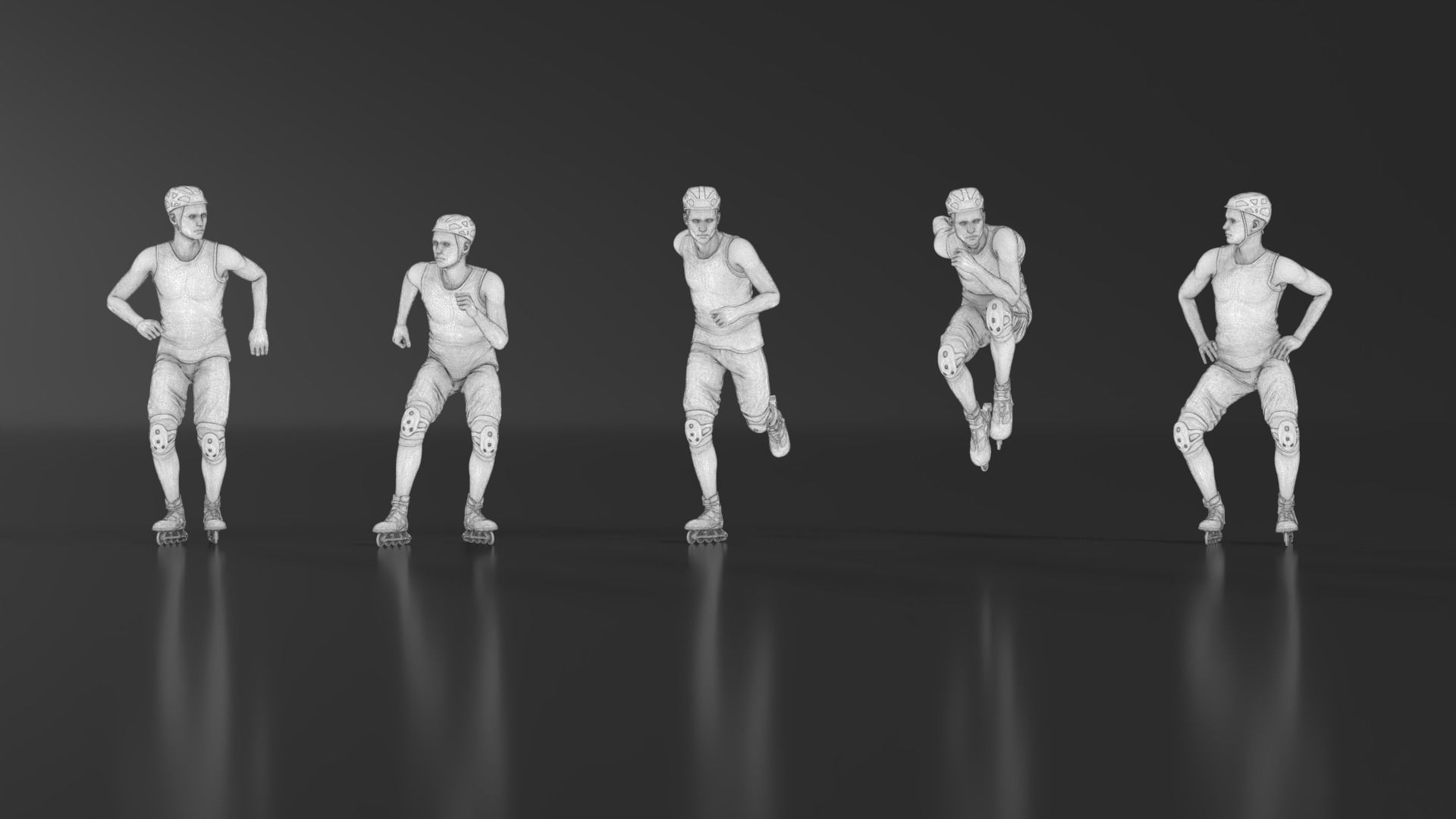 Skate boy 3D print model_18