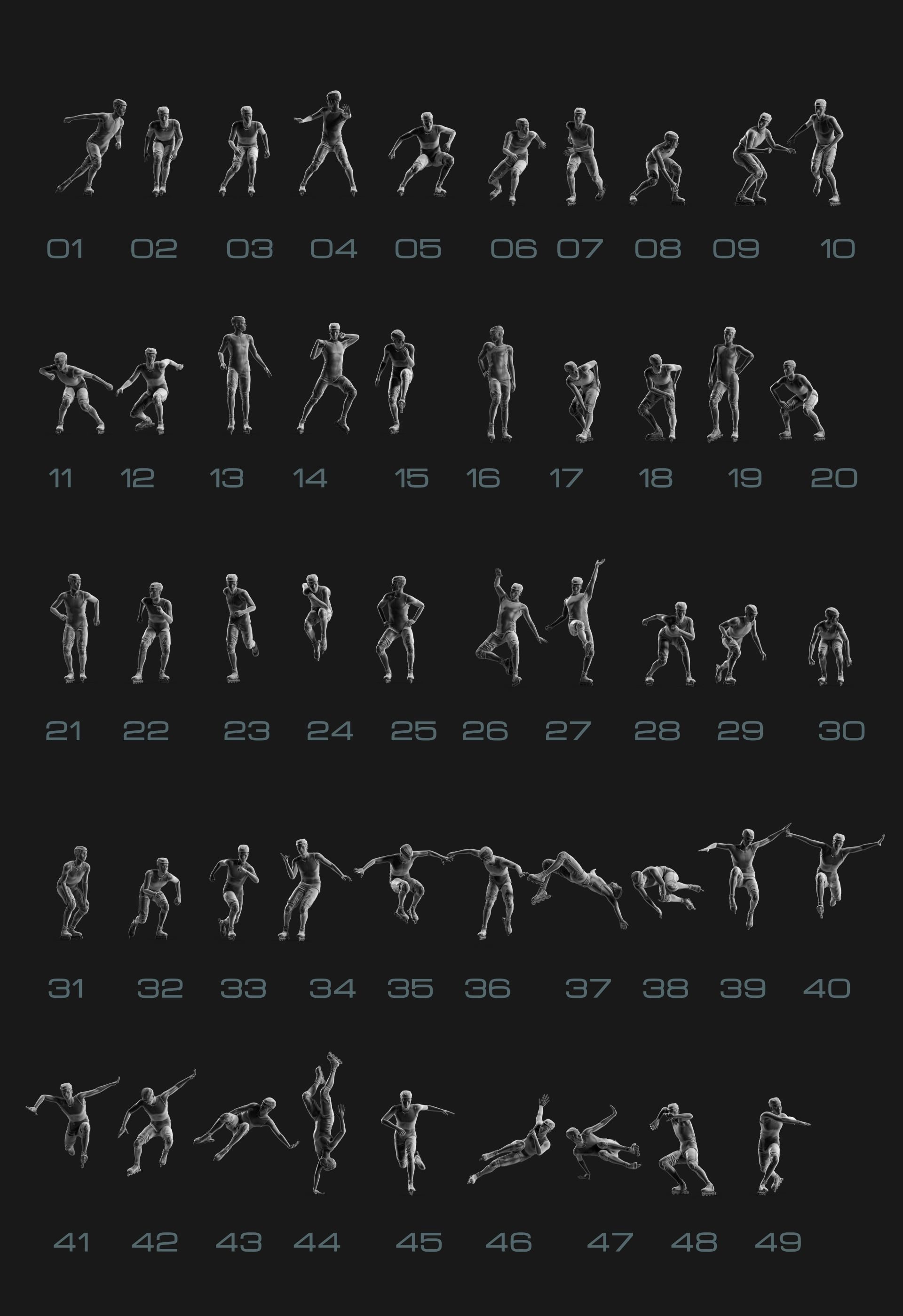 Skate boy 3D print model_24