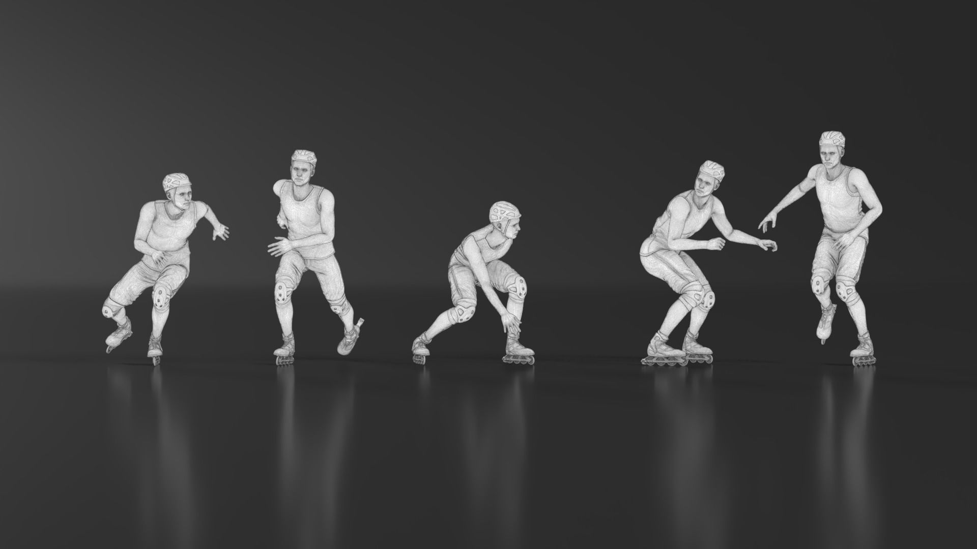 Skate boy 3D print model_15