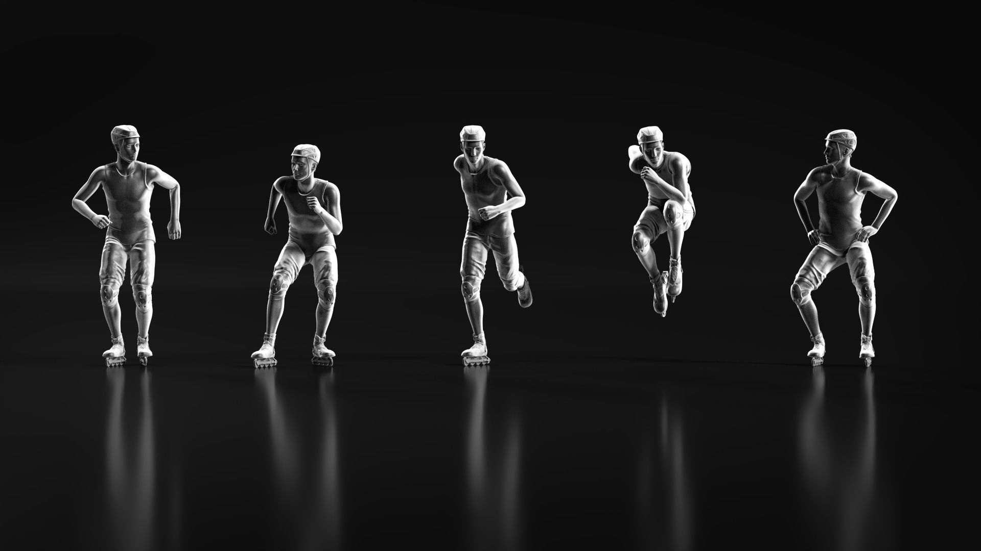 Skate boy 3D print model_6