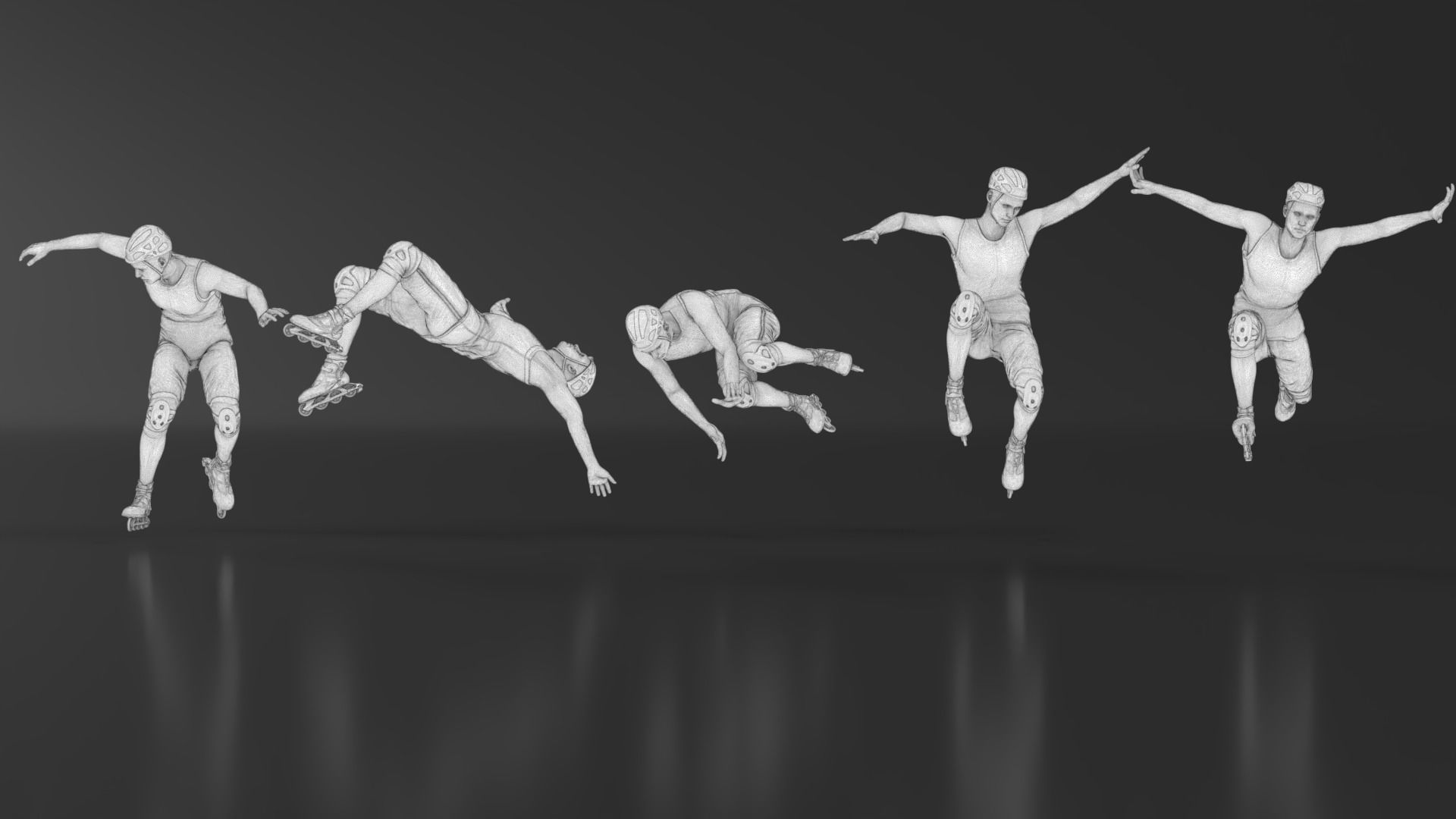 Skate boy 3D print model_21