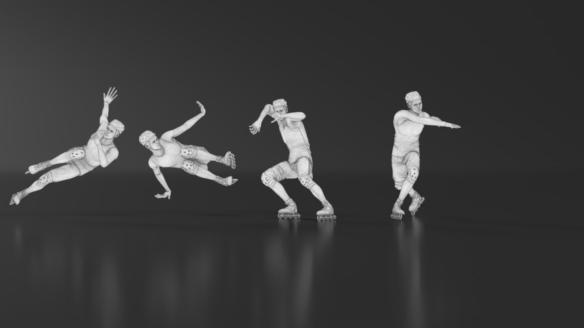 Skate boy 3D print model_23