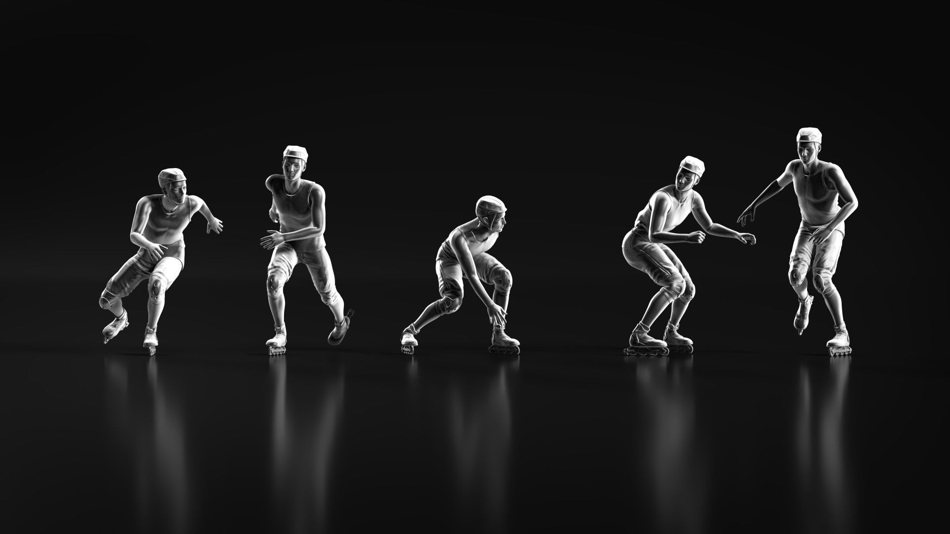 Skate boy 3D print model_3