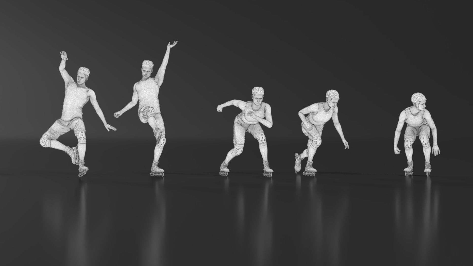 Skate boy 3D print model_19