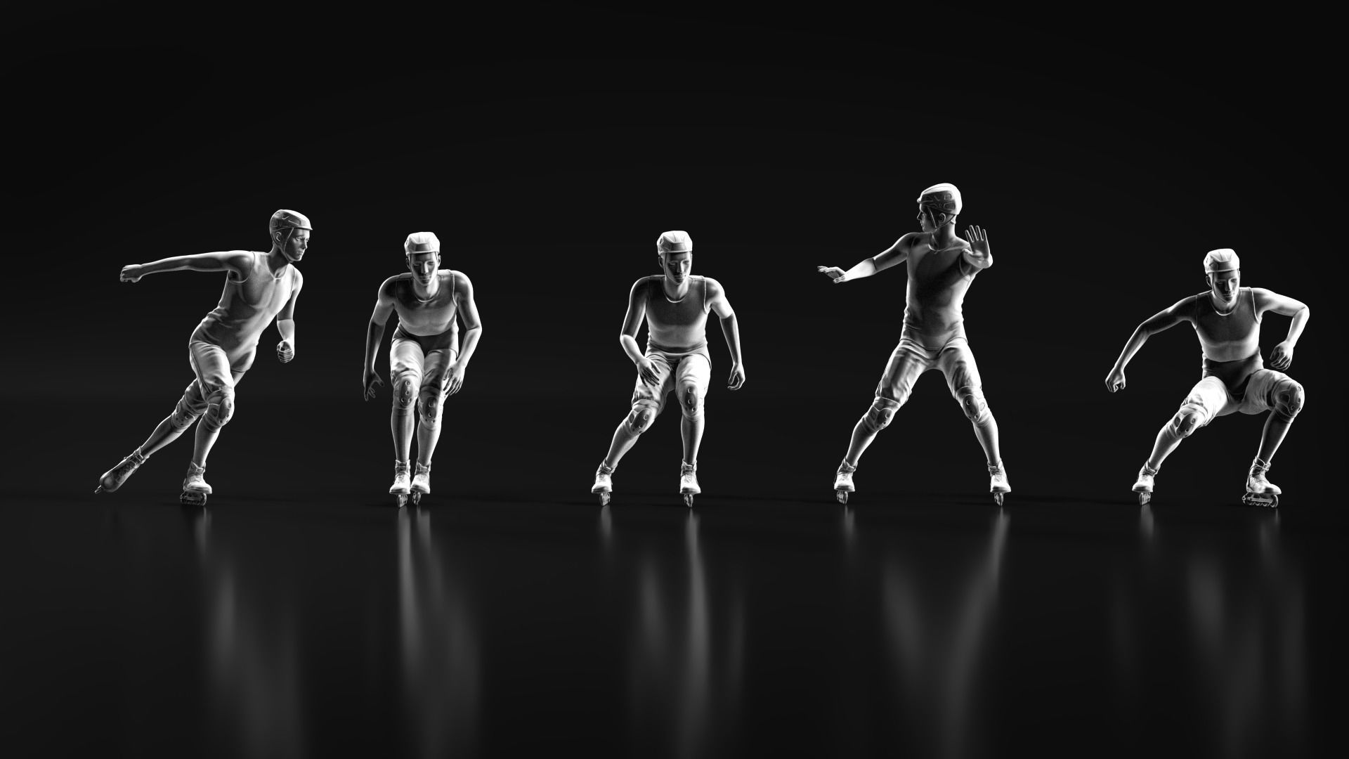 Skate boy 3D print model_2