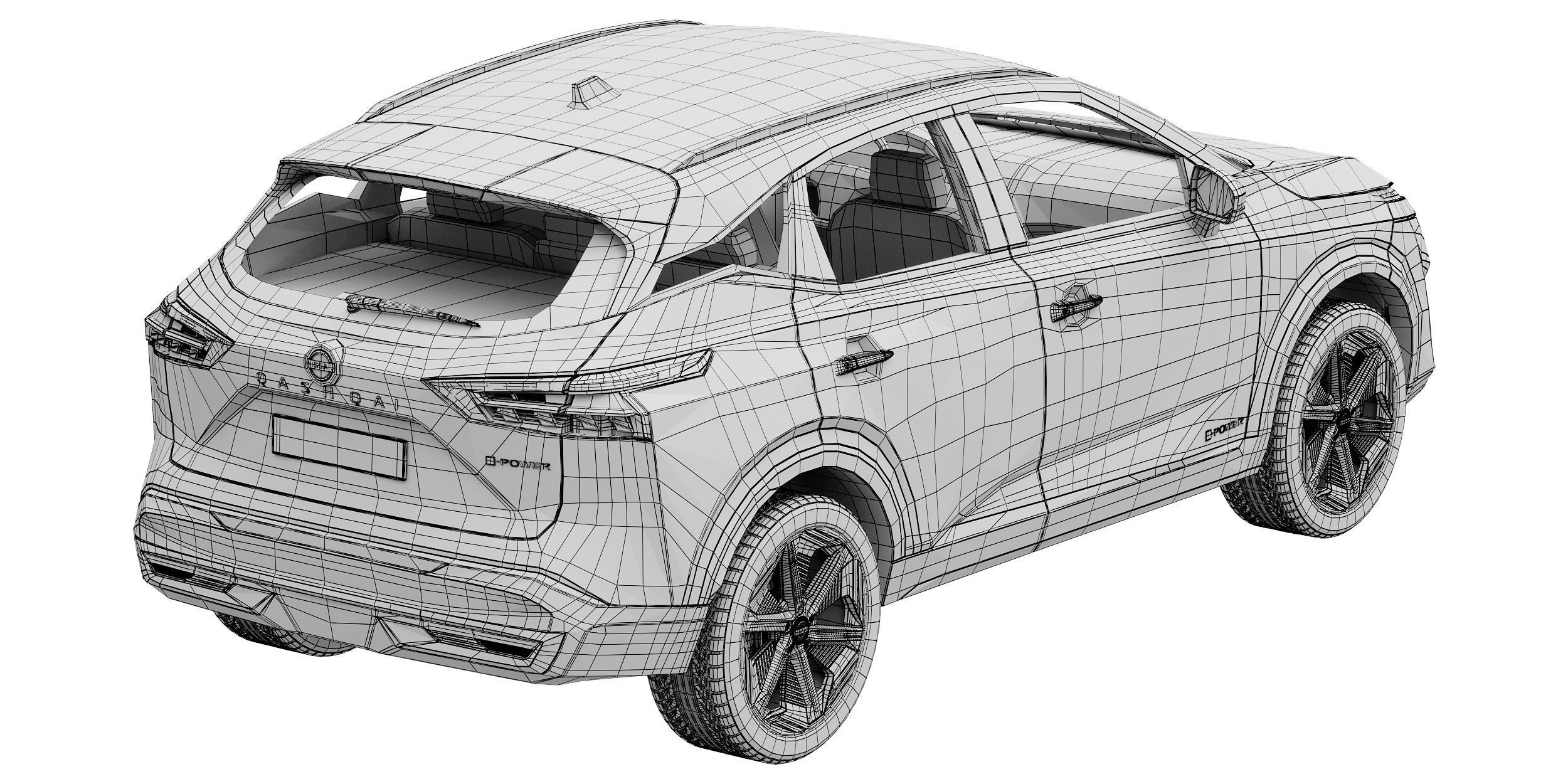 Nissan Qashqai 2025 3D model_17