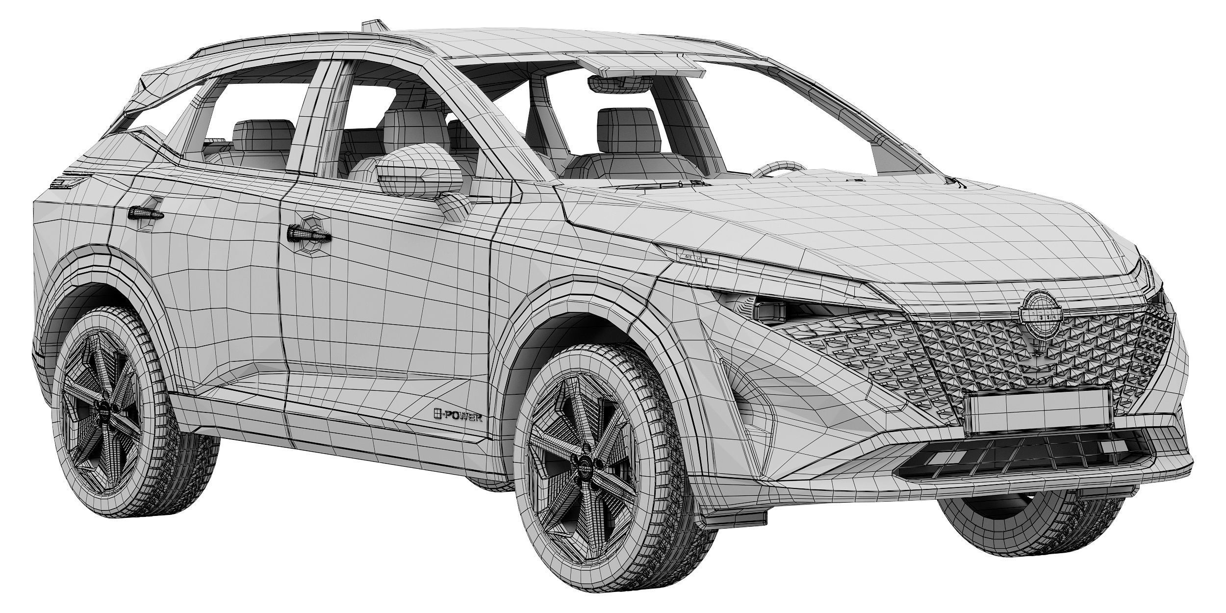 Nissan Qashqai 2025 3D model_14