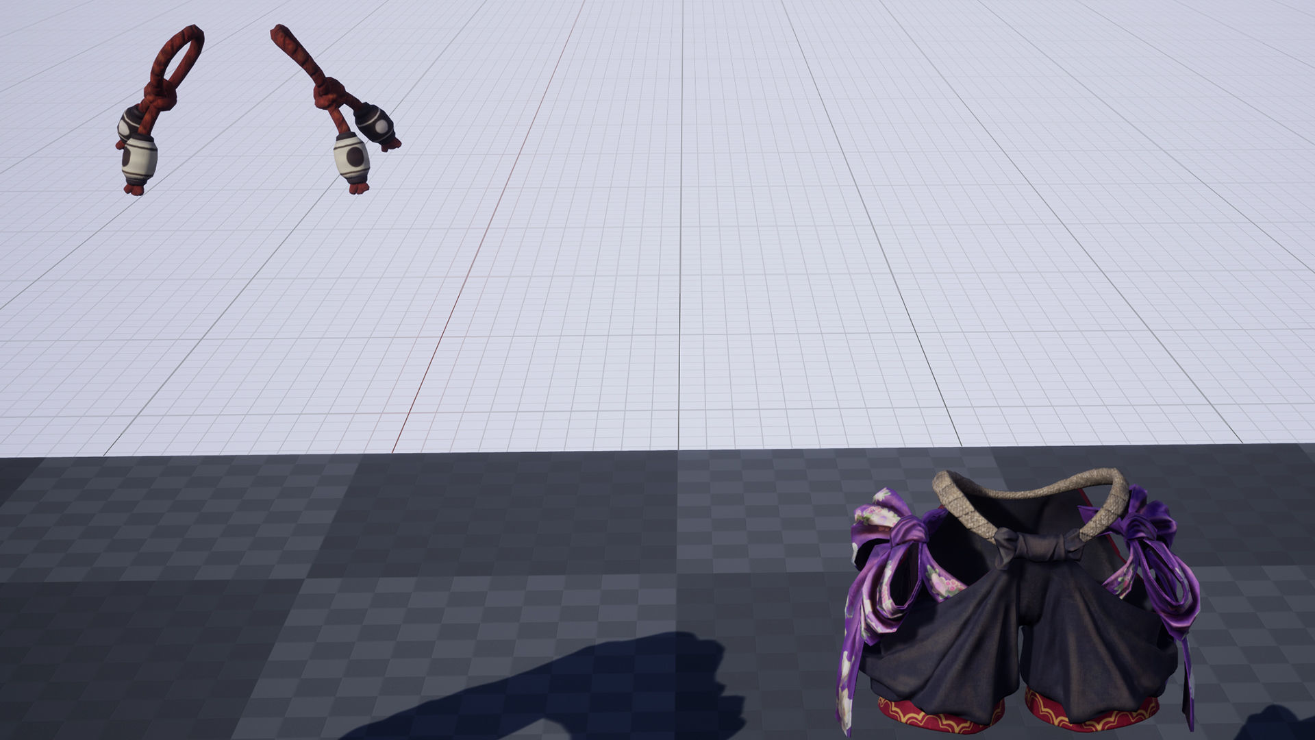 Panda girl Low-poly 3D model_21