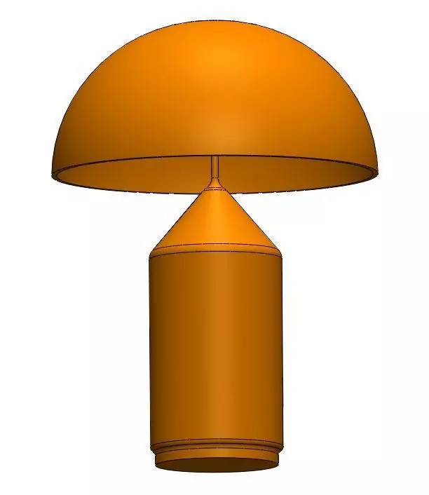 Modern Table lamp Free 3D model