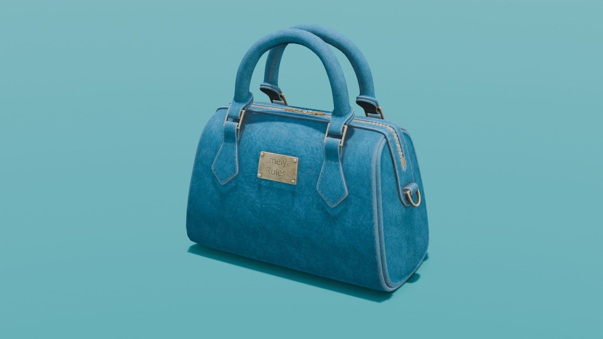  Women Handbag 3D Model Low-poly 3D model_8