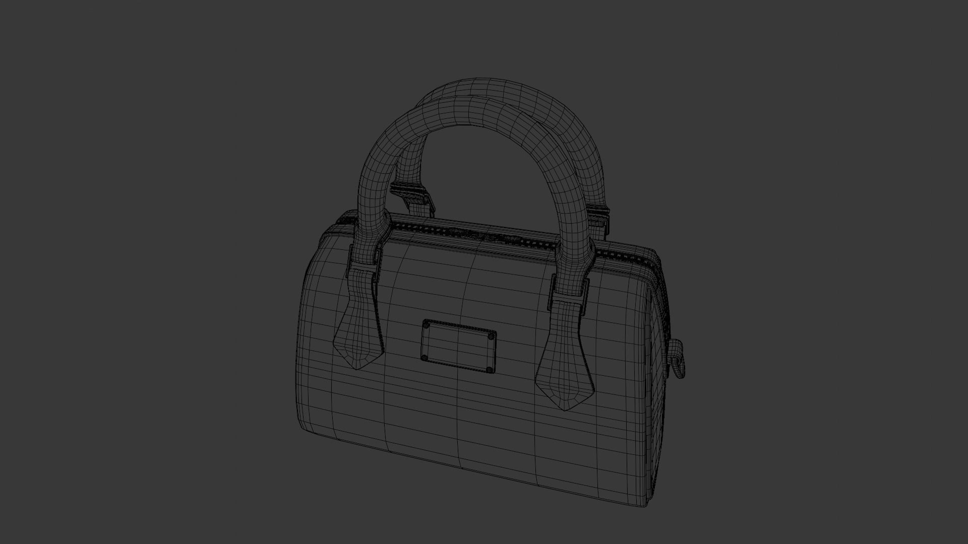  Women Handbag 3D Model Low-poly 3D model_13
