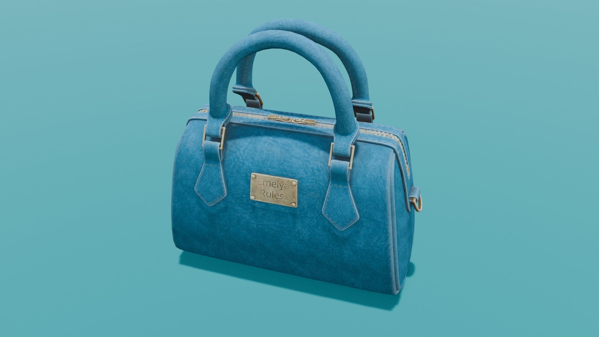  Women Handbag 3D Model Low-poly 3D model_9