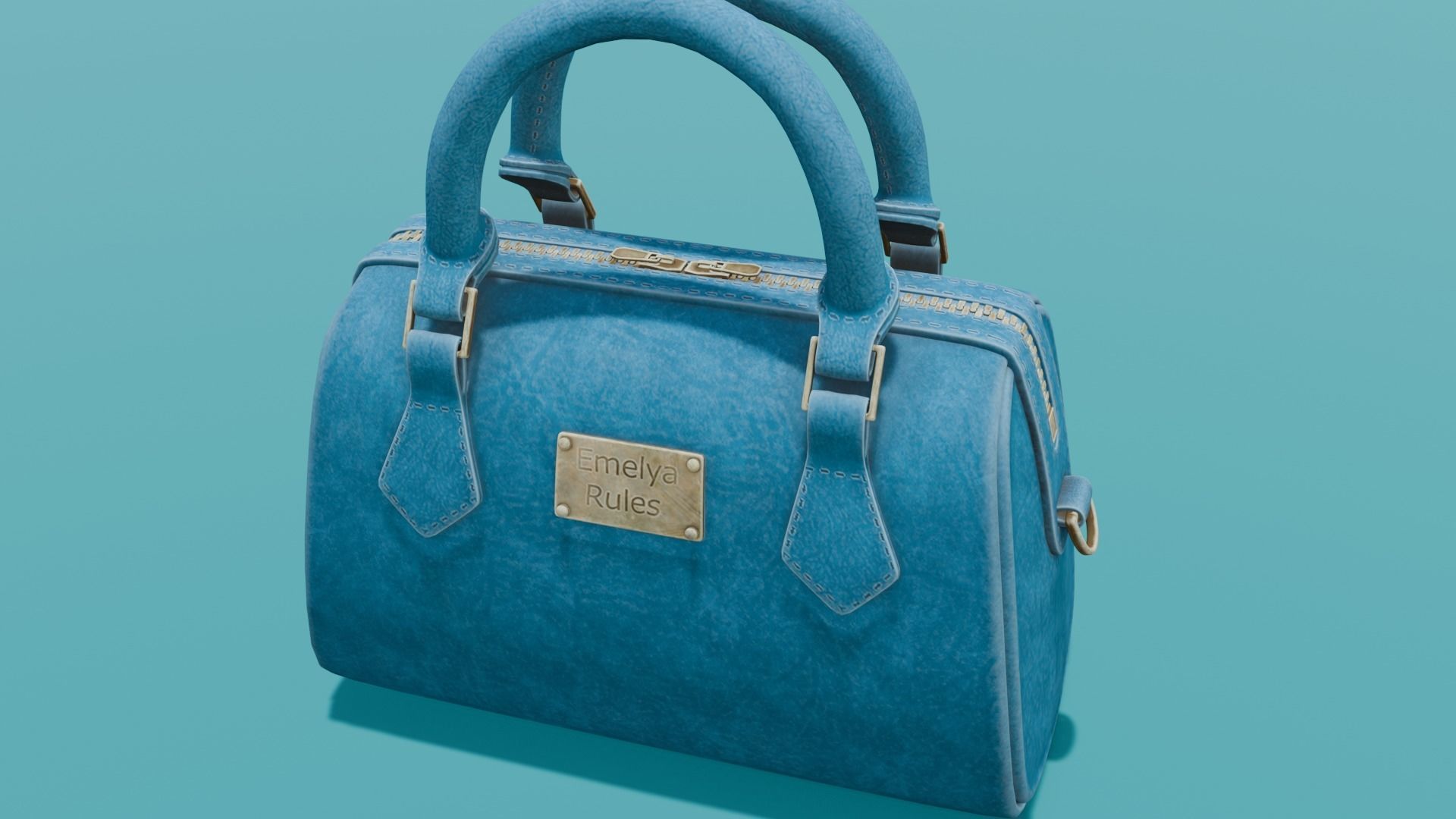  Women Handbag 3D Model Low-poly 3D model_1