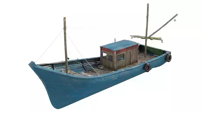 Old Boat 3D model