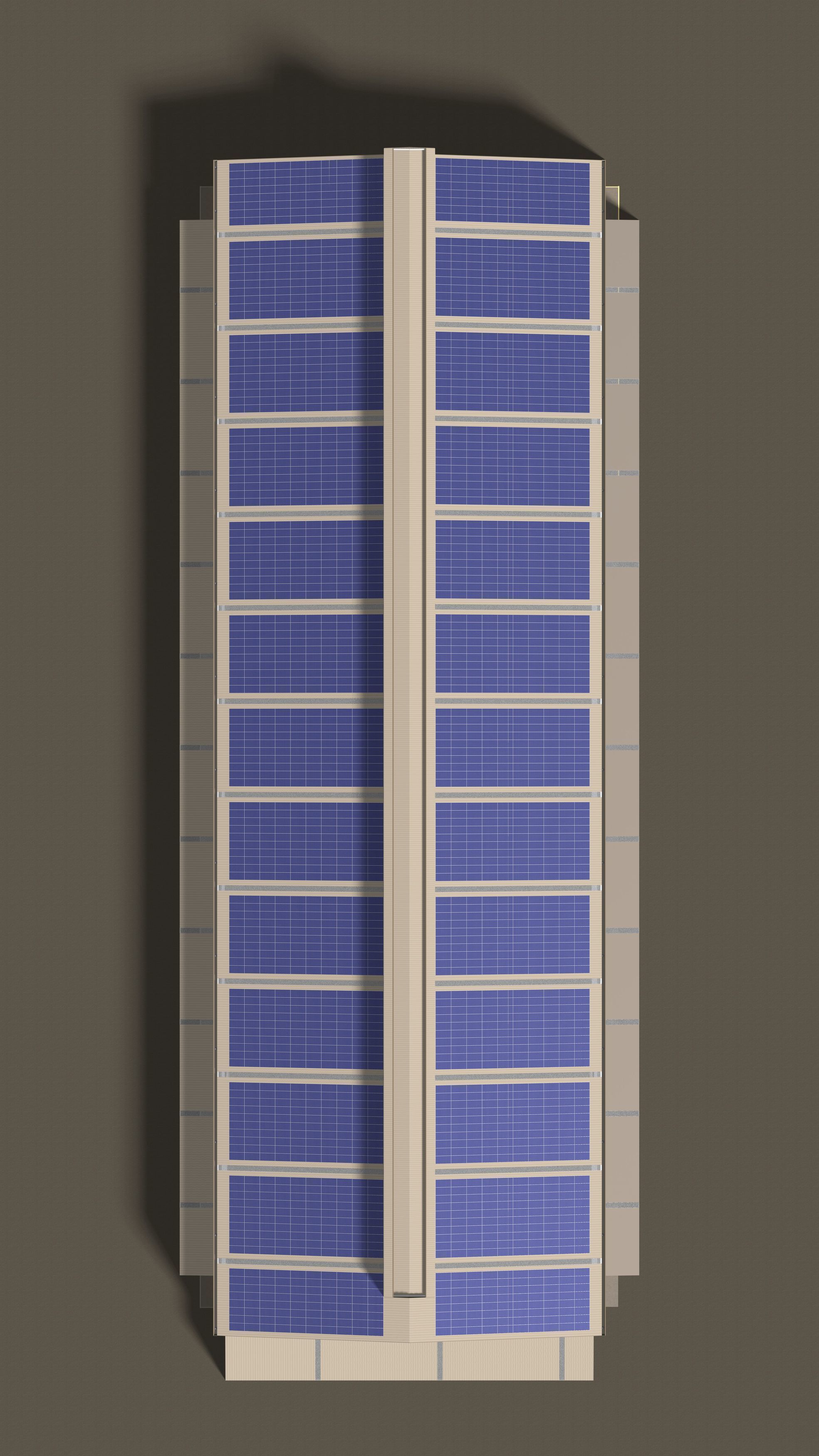 Solar roof on factory 24e01 3D model_2
