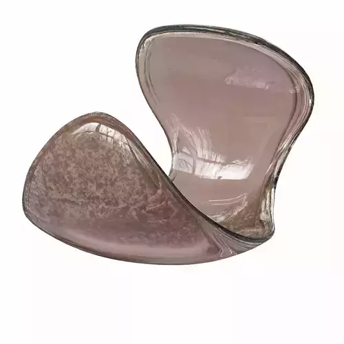 Lena Bergstrom planet in pink brown abstract sculpture