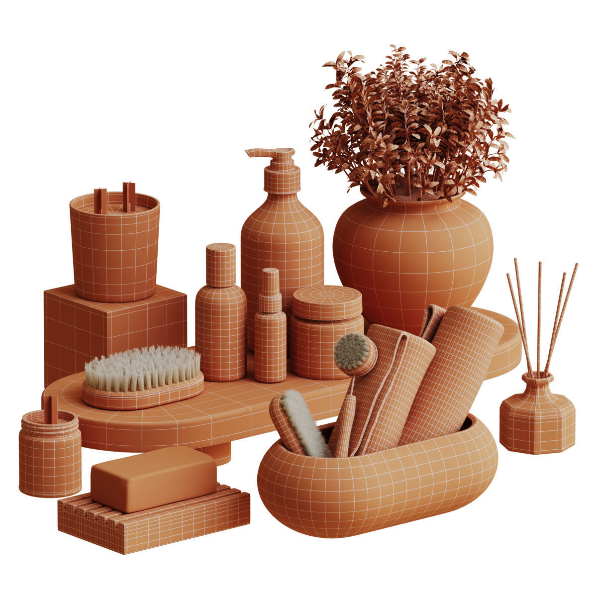 Bathroom Accessories-16 3D model_5