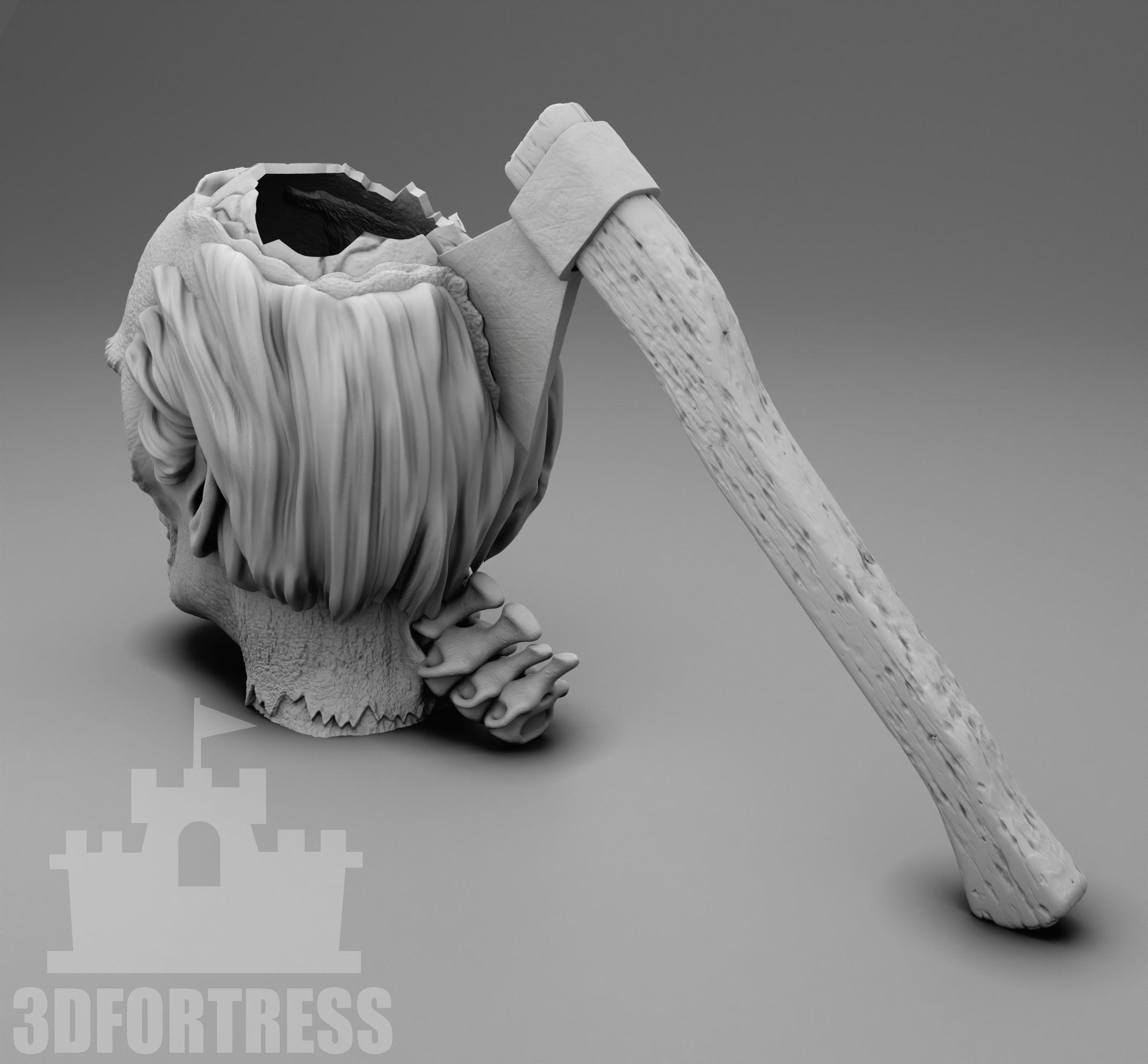 Zombie Cup 3D print model_1