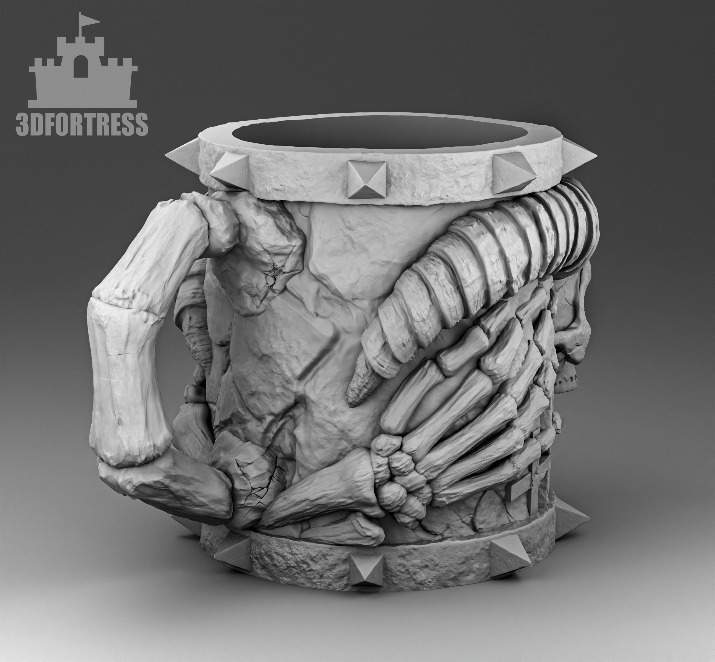 Mystical cup 3D print model_2