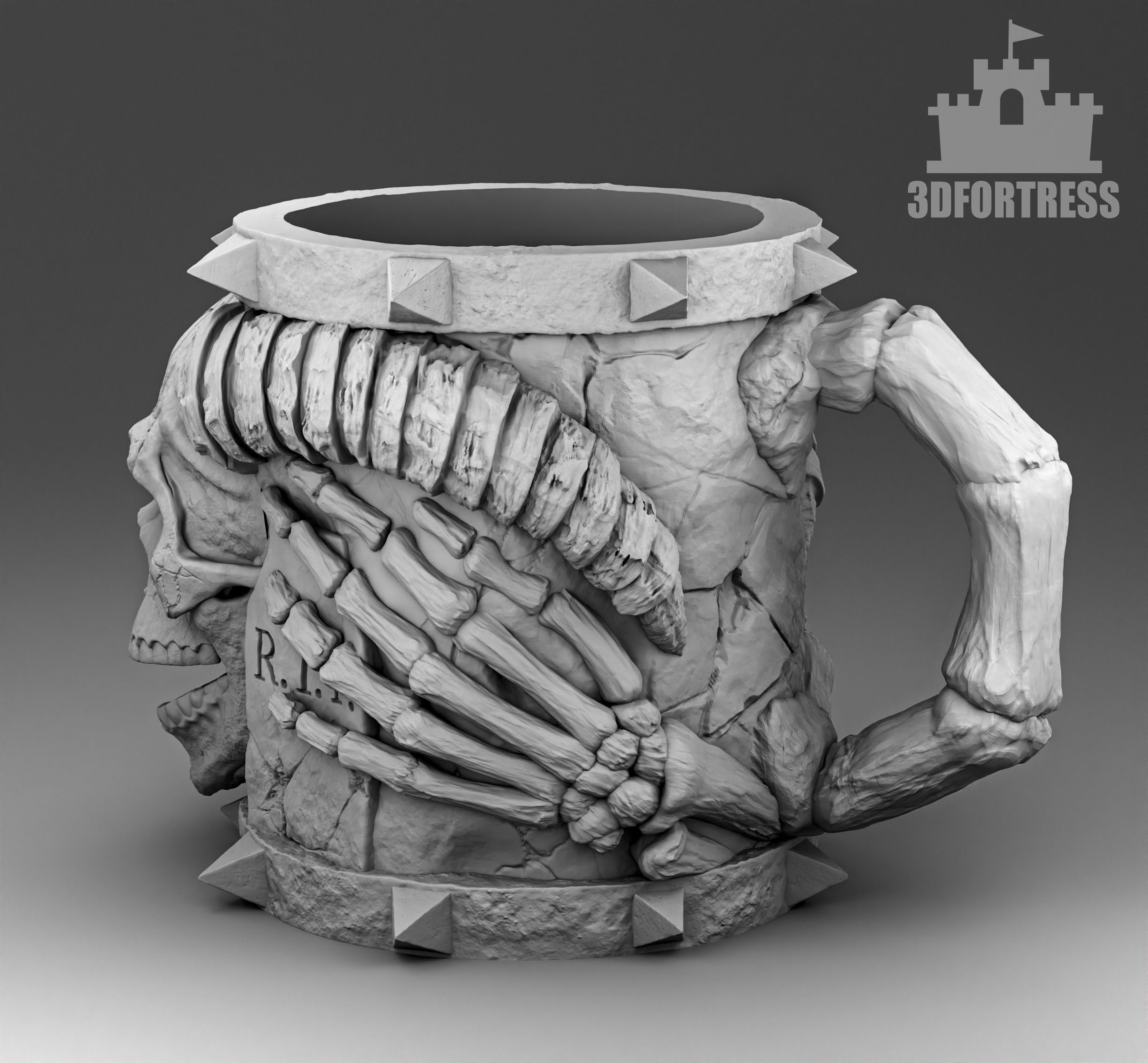 Mystical cup 3D print model_1