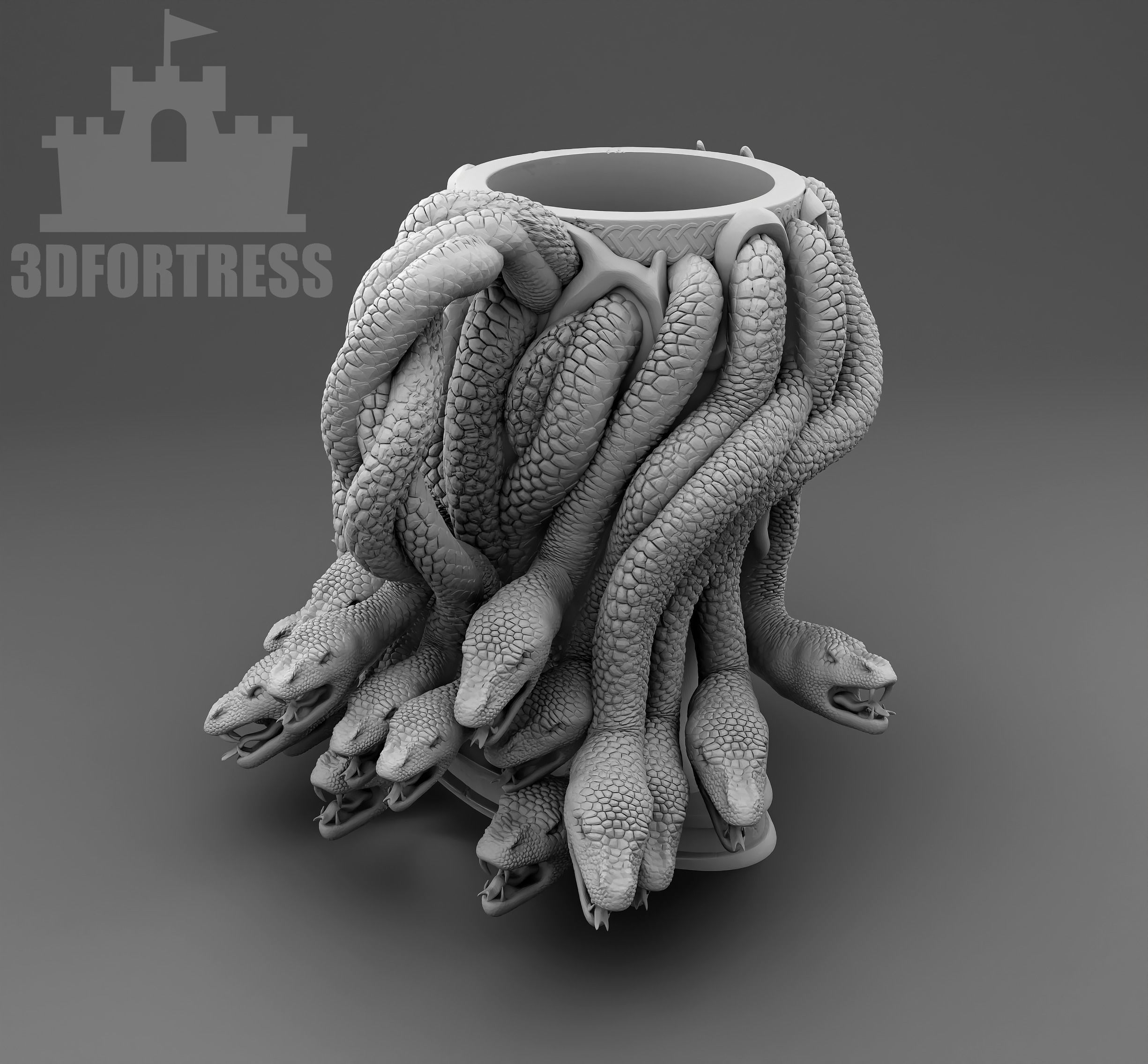 Meduza 3D print model_2