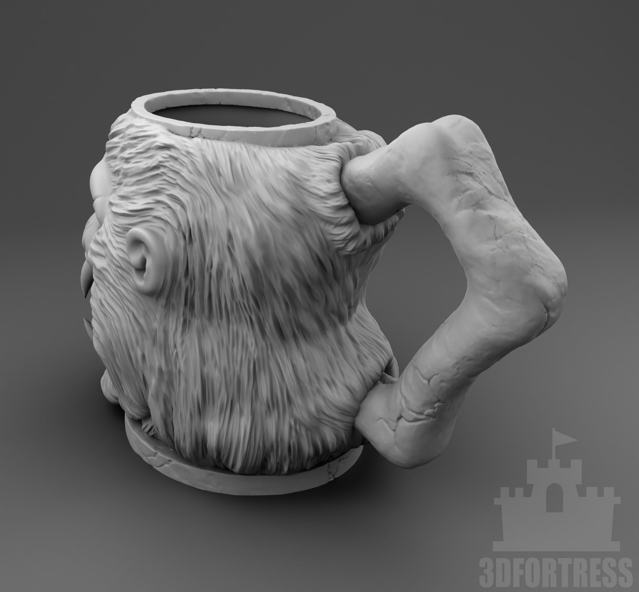 KongCup2 3D print model_2