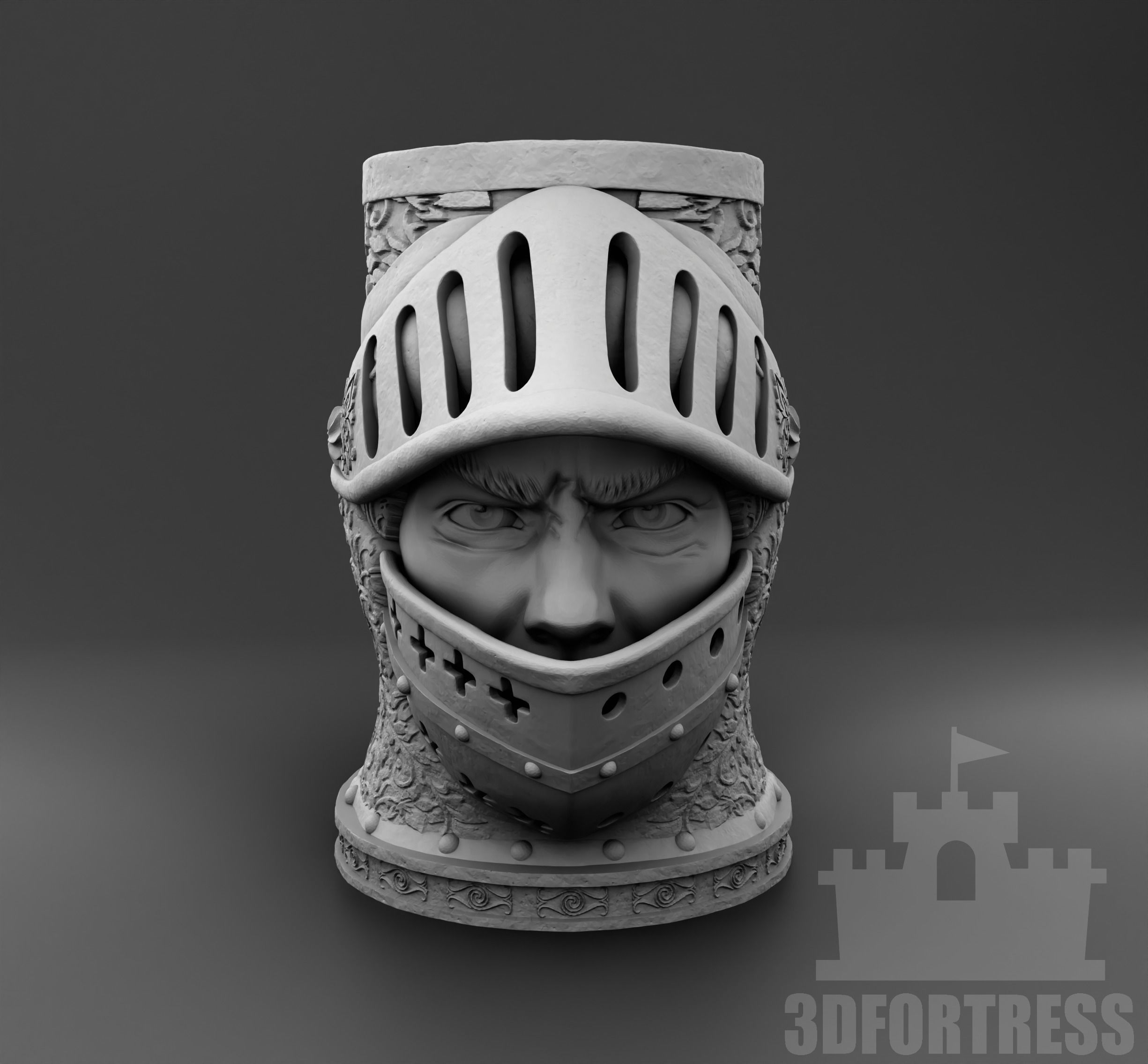 Knight 3D print model_1