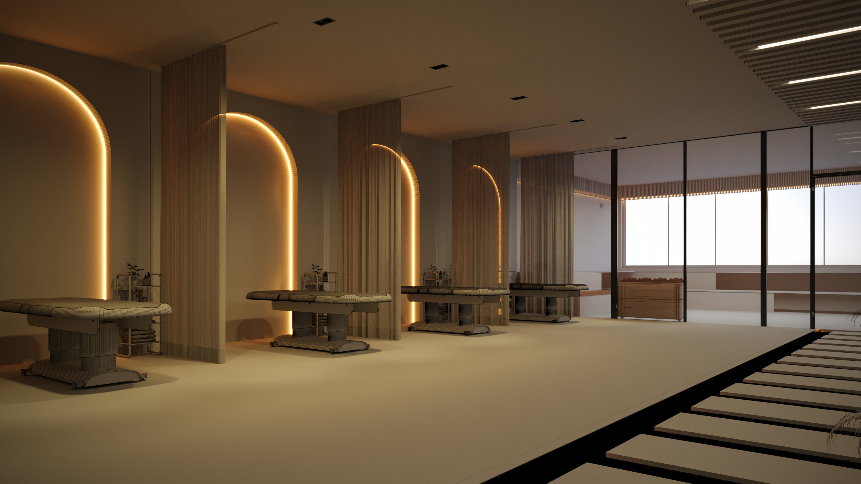sauna and spa interior 3d model 3D model_5