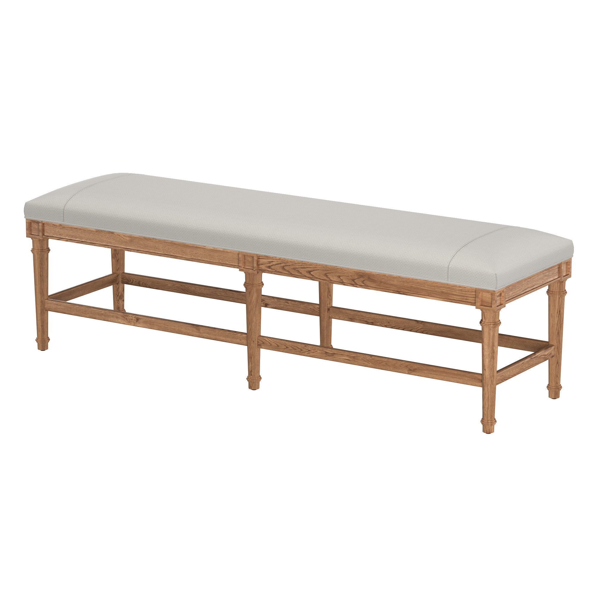 Bridgeway 60 Bench Dune 3D model_3