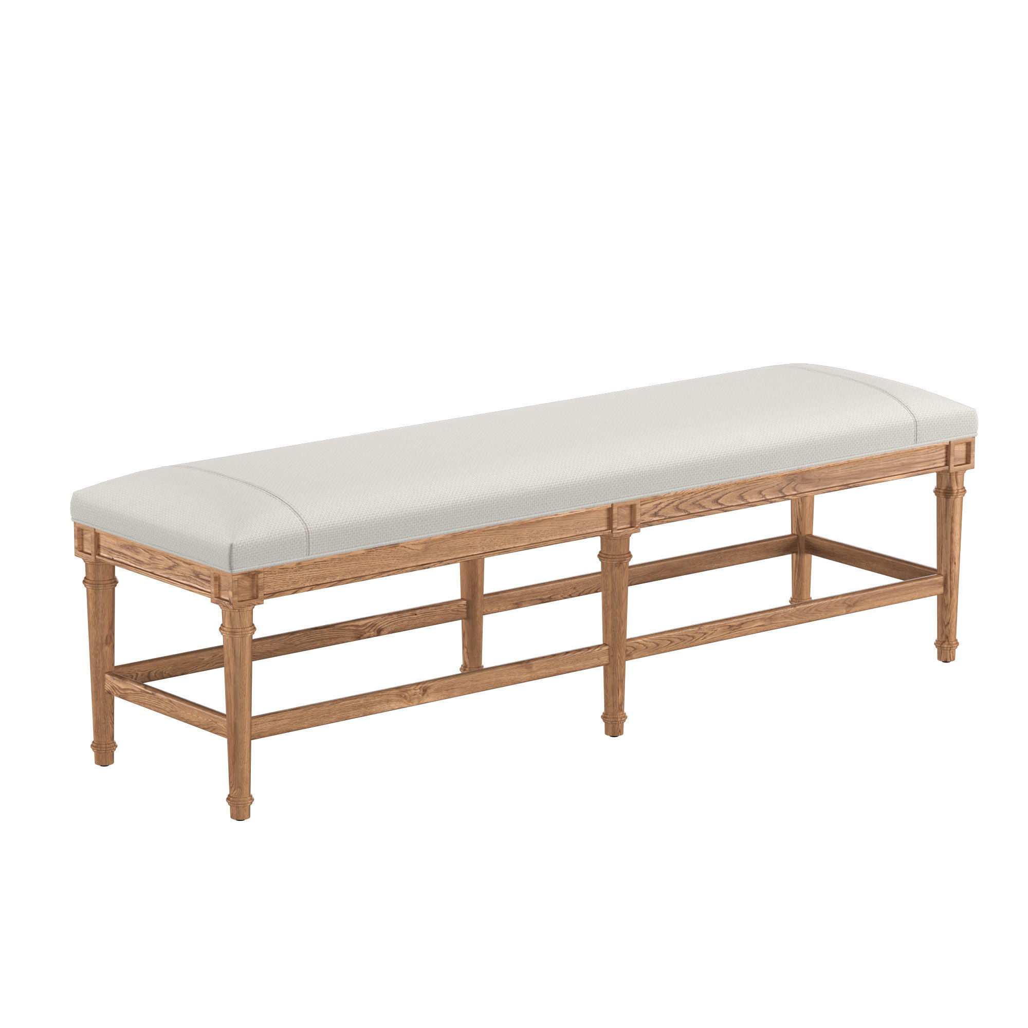 Bridgeway 60 Bench Dune 3D model_1