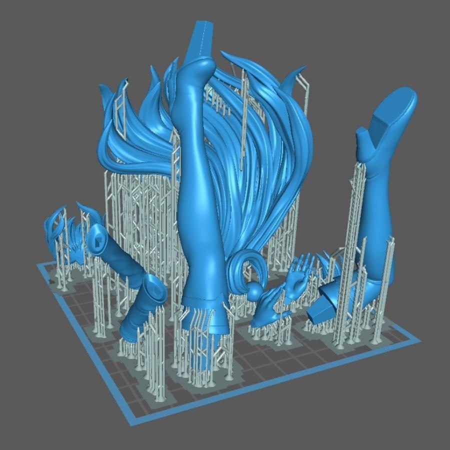 Aqua Konosuba 3D print model_17