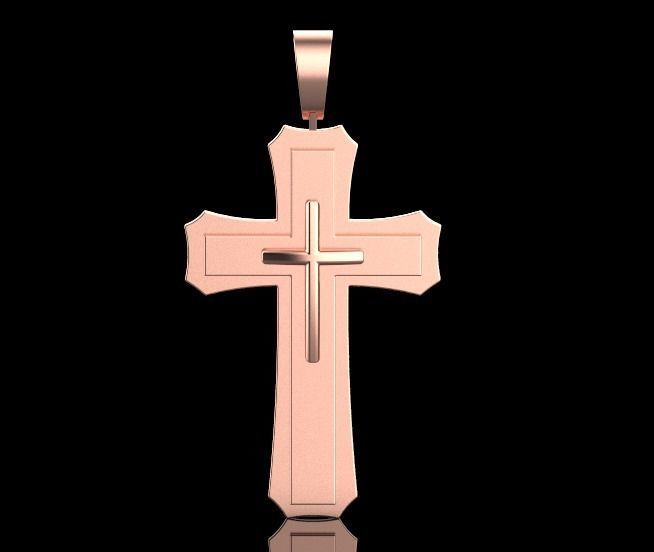  cross 3D print model_4