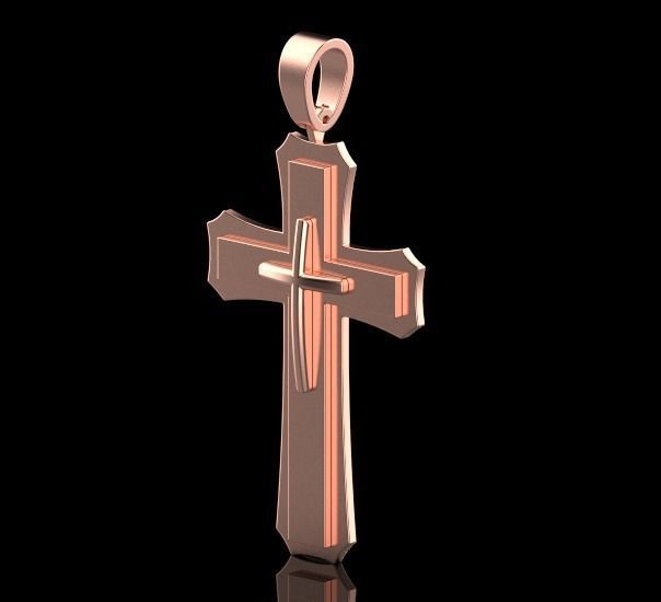  cross 3D print model_5